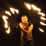   (Fire show) - INDIGO FLAME